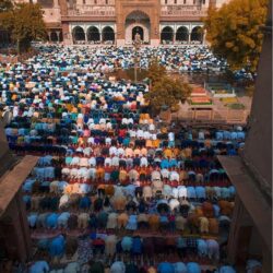 Namaz in Masjid Fatehpuri